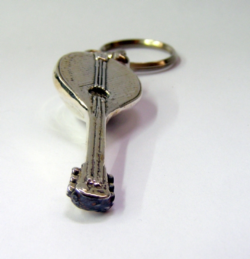 Silver Buzuki Key Chain