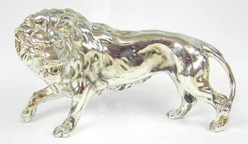 Sterling Silver Model Of A Roaring Lion