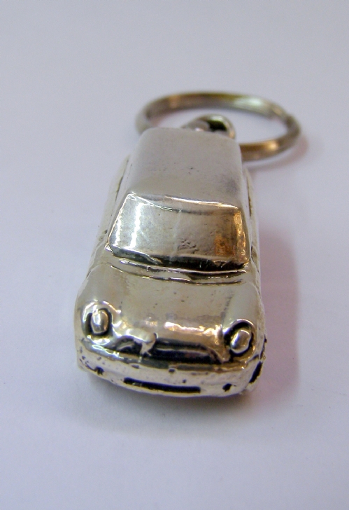 Silver Mini Minor Key chain