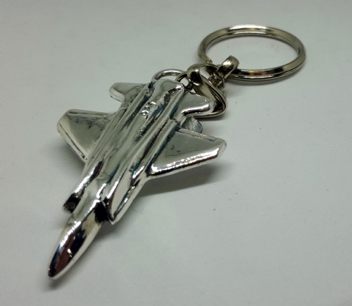 F-35 Silver Key Chain
